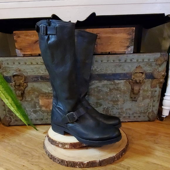 frye biker boots